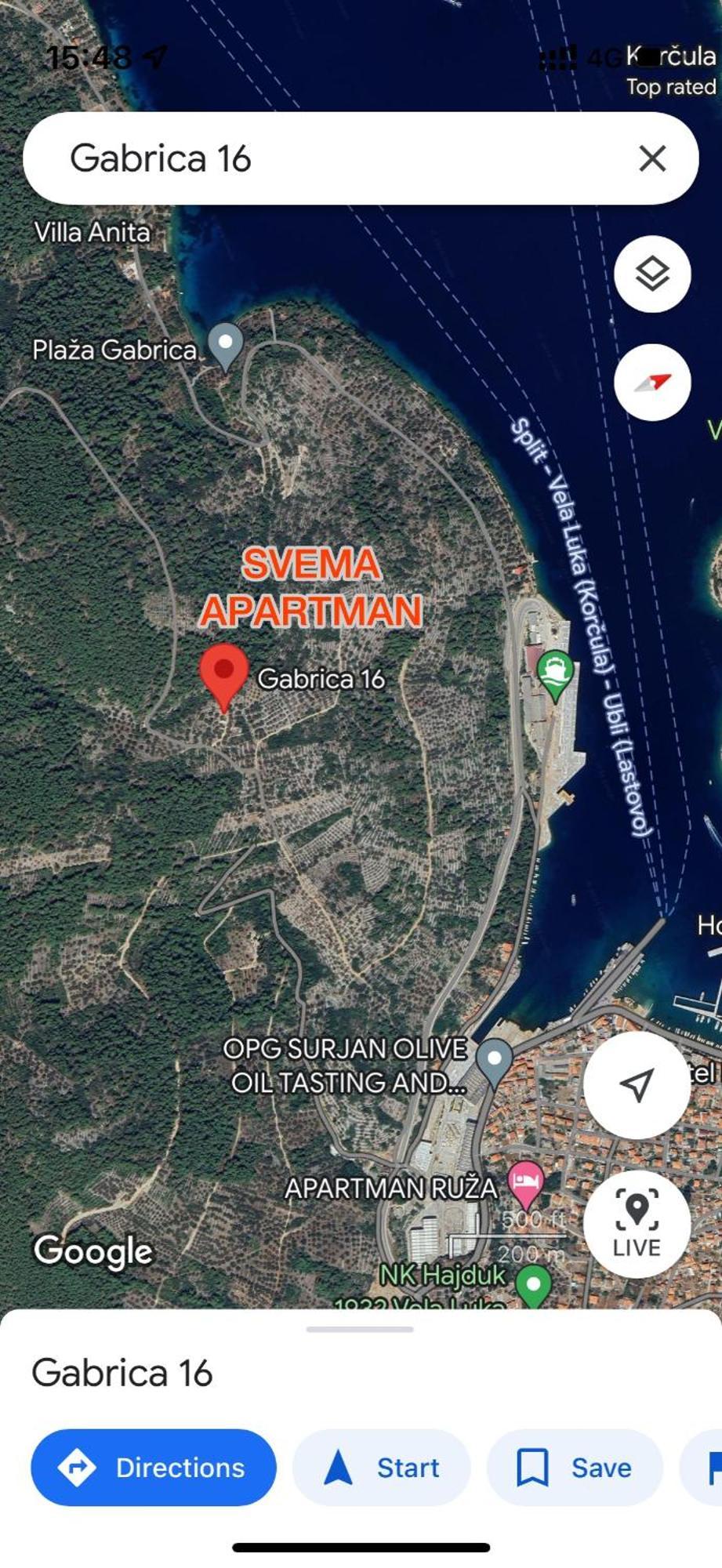 Svema Apartman Vela Luka Kültér fotó